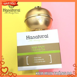 Kem mụn trắng da HANATURAL 25g