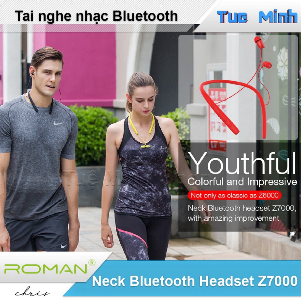 ƯU ĐAI DUY NHAT Tai nghe nhạc không dây Bluetooth Roman Z7000 ƯU ĐAI DUY NHAT