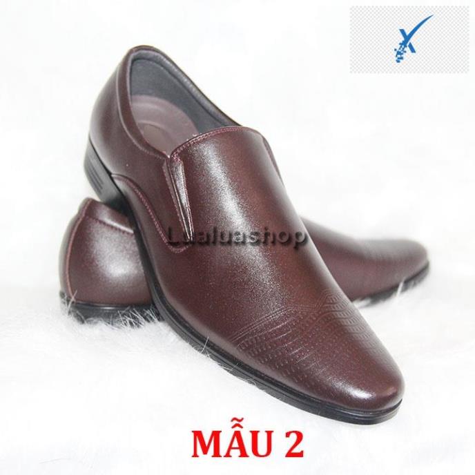 Giày tây nam da thật mũi nhọn S12. Bảo hành 12 tháng