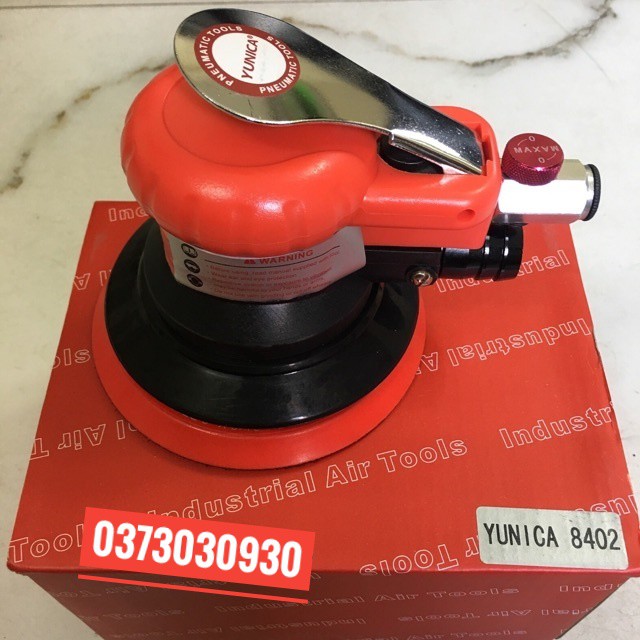 Máy Chà Nhám Hơi 125mm YUNICA Có Hút Bụi