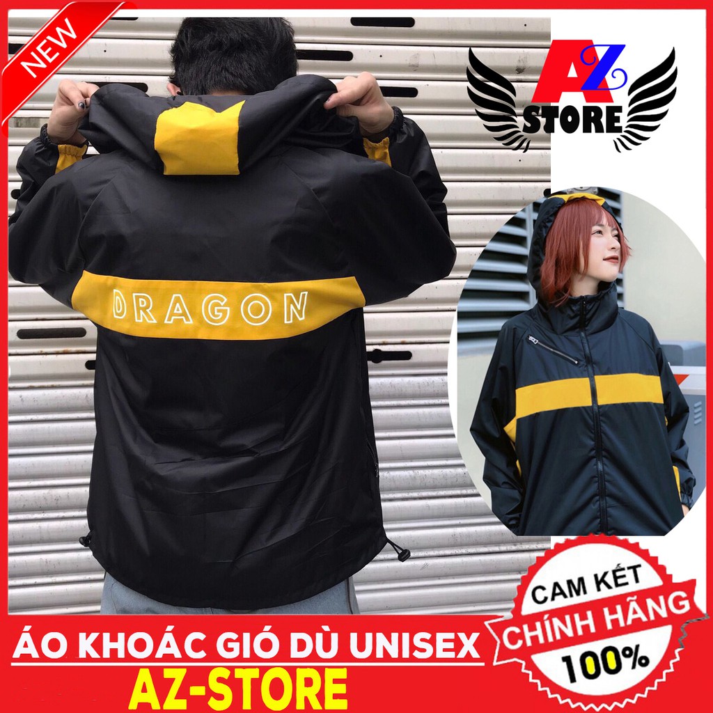 [ Mã FAGREEN55 giảm 10% tối đa 30K đơn 99K] Áo khoác gió dù Unisex Nam nữ (2 Size nhỏ và lớn XL)
