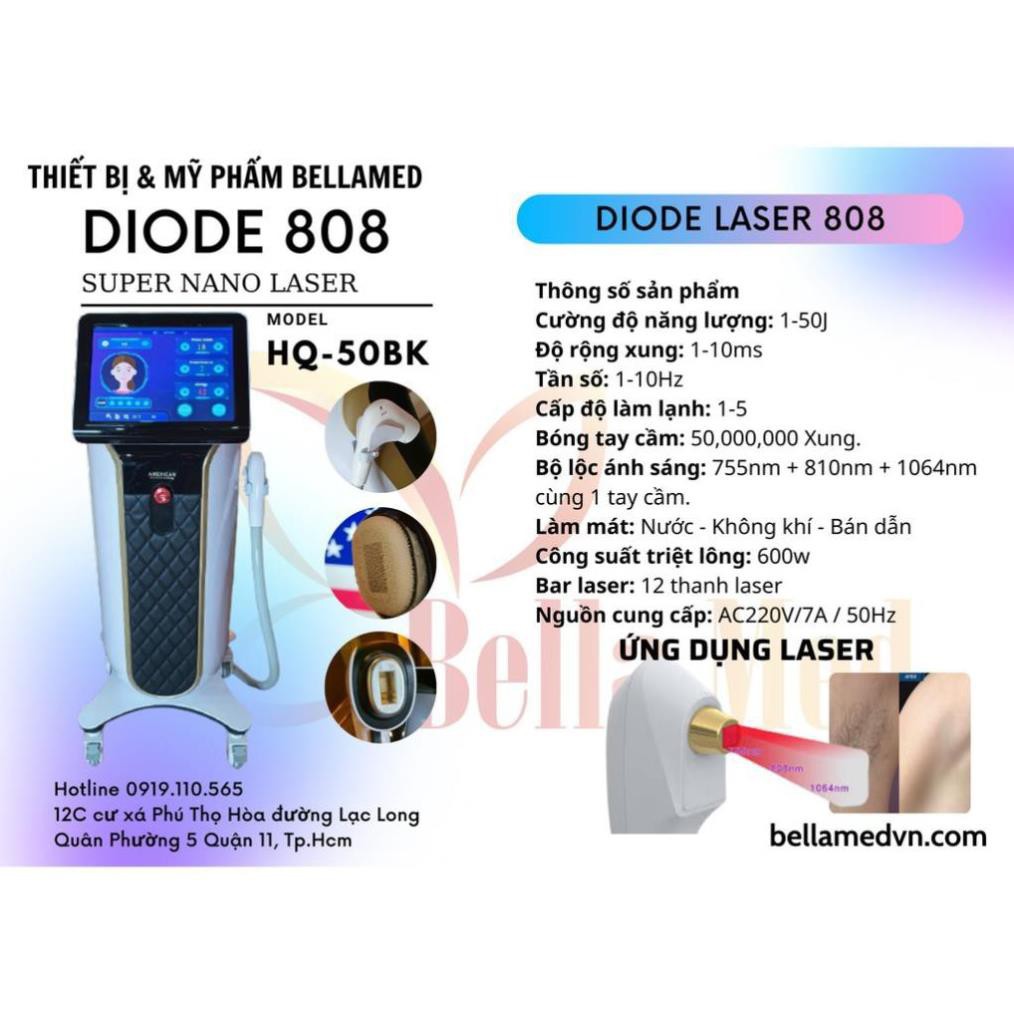 Máy triệt lông Diode laser 808