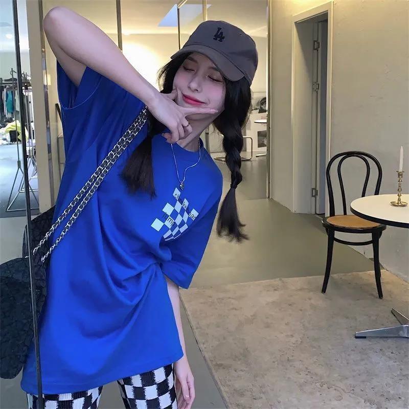 NRVP Áo Thun 100% Cotton Dáng Rộng Thời Trang Hàn Quốc Cho Nữ