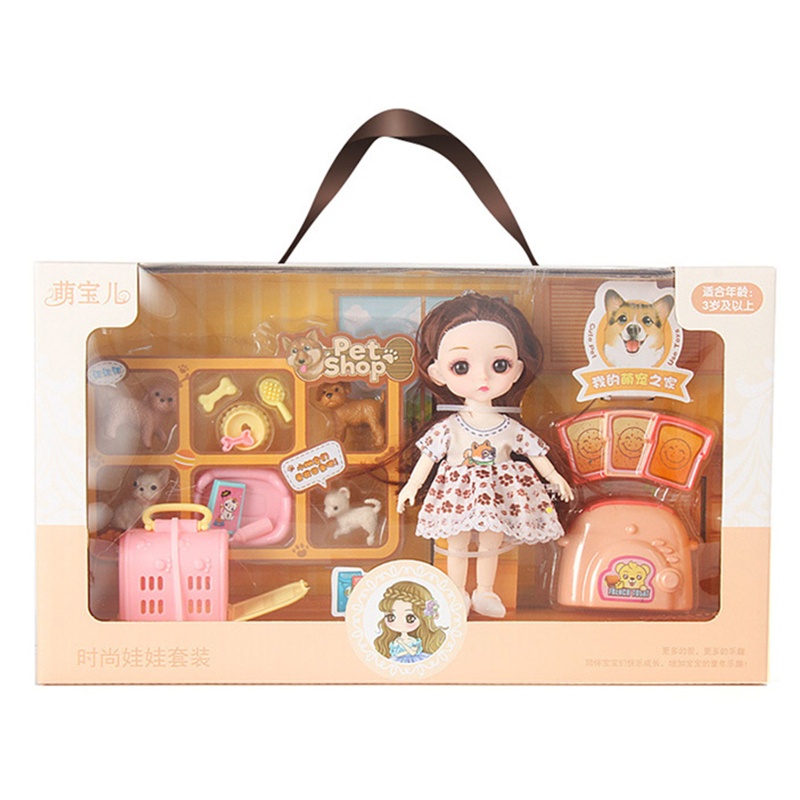 Xe Đẩy Đồ Chơi Mini Luyện Tập Trí Thông Minh Cho Bé Gái 6-8 Tuổi