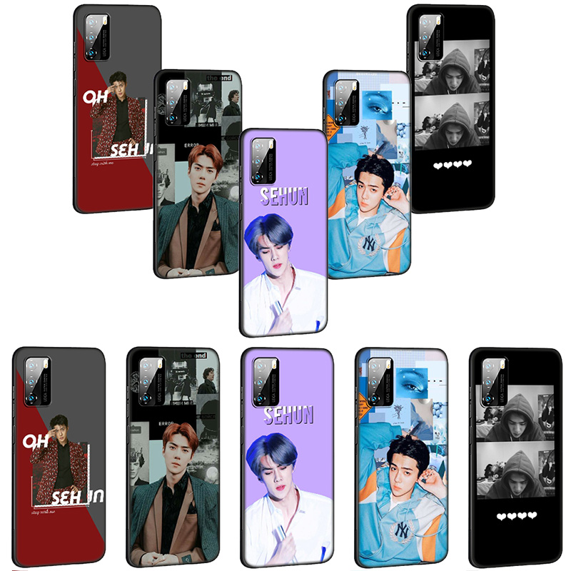 Huawei Y6P Y7A Y9A Y6 Y7 Prime 2019 2018 2017 Protective Soft TPU Case 42LF EXO Sehun Casing Soft Case