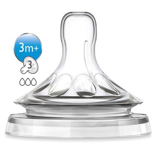Núm ty Avent tự nhiên cổ rộng(1 set 2 chiếc)