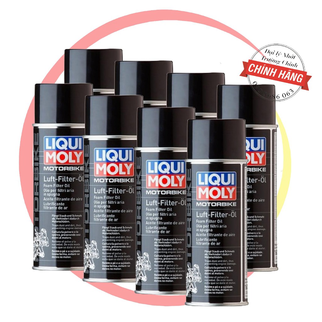 Dầu xịt bảo dưỡng lọc gió Liqui Moly Foam Filter Oil 400ml