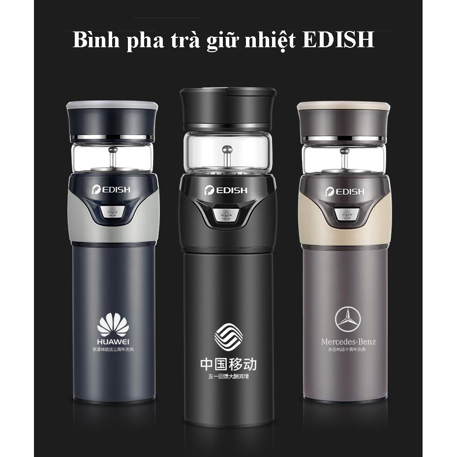 ✔️ Bình Pha Trà Giữ Nhiệt, Bình pha trà Edish Tiện Lợi (450ml) Thiết Kế Gọn Nhẹ Sang Trọng - BẢO HÀNH  Uy Tín 1 Đổi 1 | BigBuy360 - bigbuy360.vn