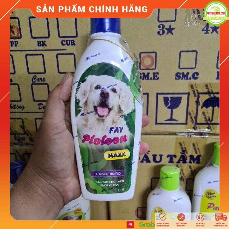 Sữa tắm cho chó Fay  FREESHIP  Fay Plotoon Maxx 300ml Dầu tắm chuyên diệt ve| vệ sinh khử mùi | giảm rụng lông