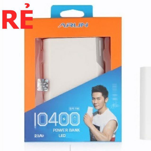 Sạc dự phòng Arun 10400 Y40 BH nua nam Giá SIÊU SIÊU TỐT!