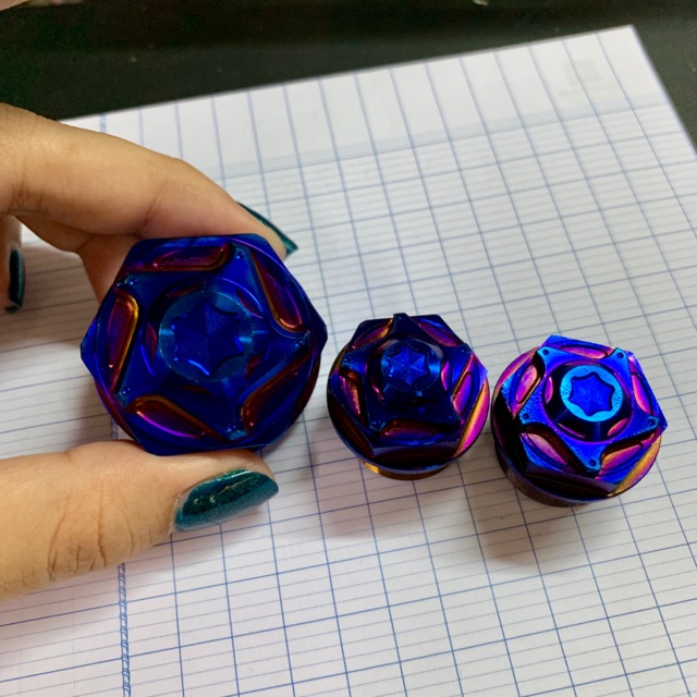 Bộ ốc chảng ba Raider xăng cơ titan + inox