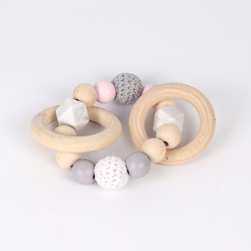 Bộ 3 Vòng Tay / Kẹp Núm Vú Giả / Núm Vú Giả Gắn Xe Đẩy Em Bé