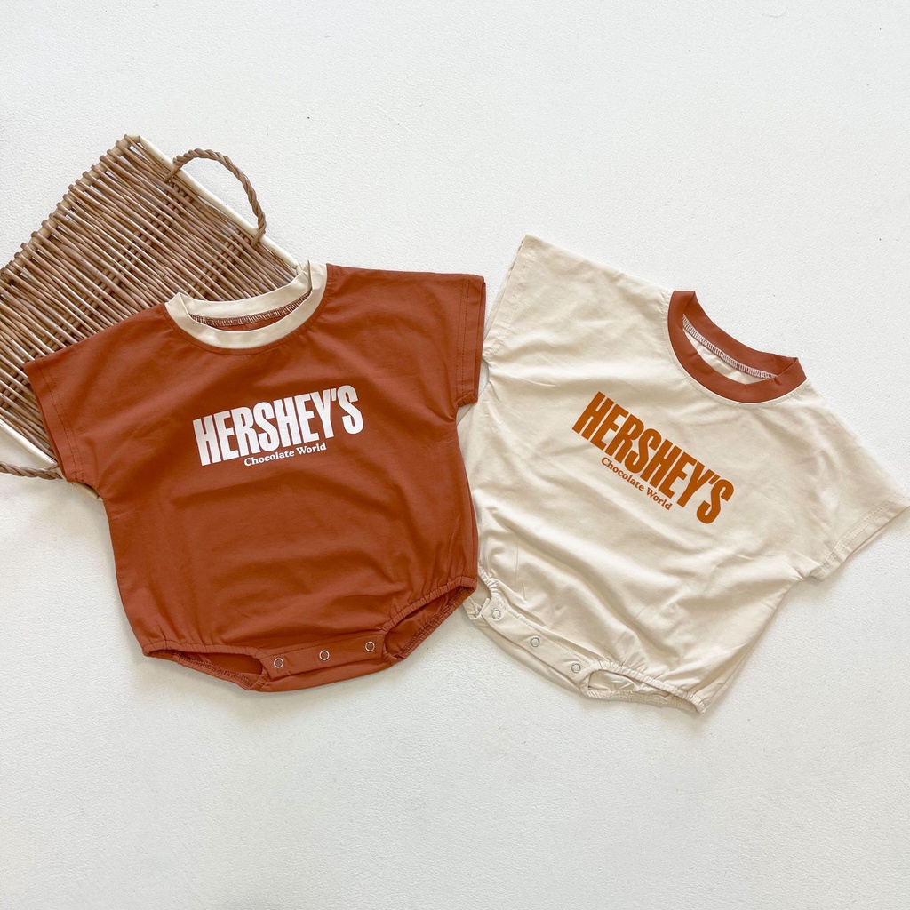 Bộ Áo Liền Quần Bằng Cotton Tay Ngắn In Họa Tiết Nhiều Màu Sắc Phong Cách Hàn Quốc Thời Trang Mùa Hè