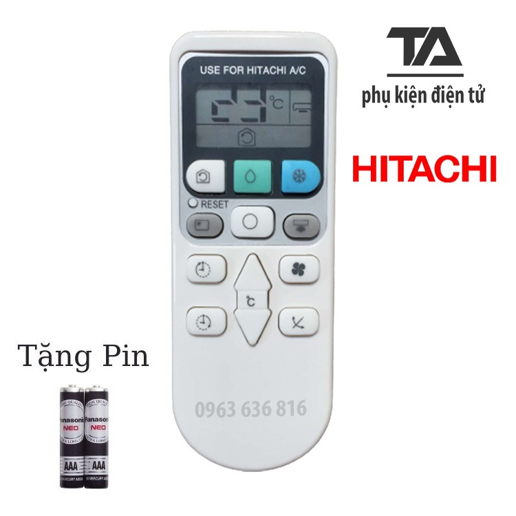 [FREESHIP 50K] ✔ REMOTE MÁY LẠNH HITACHI RAR-3V2 - ĐIỀU KHIỂN ĐIỀU HÒA HITACHI RAR-3V2