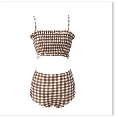 Bikini nữ đẹp, Áo tắm biển nữ 2019 mới xẻ lưới xếp ly size ngực mỏng che bụng áo tắm nữ đi nghỉ mát suối nước nóng