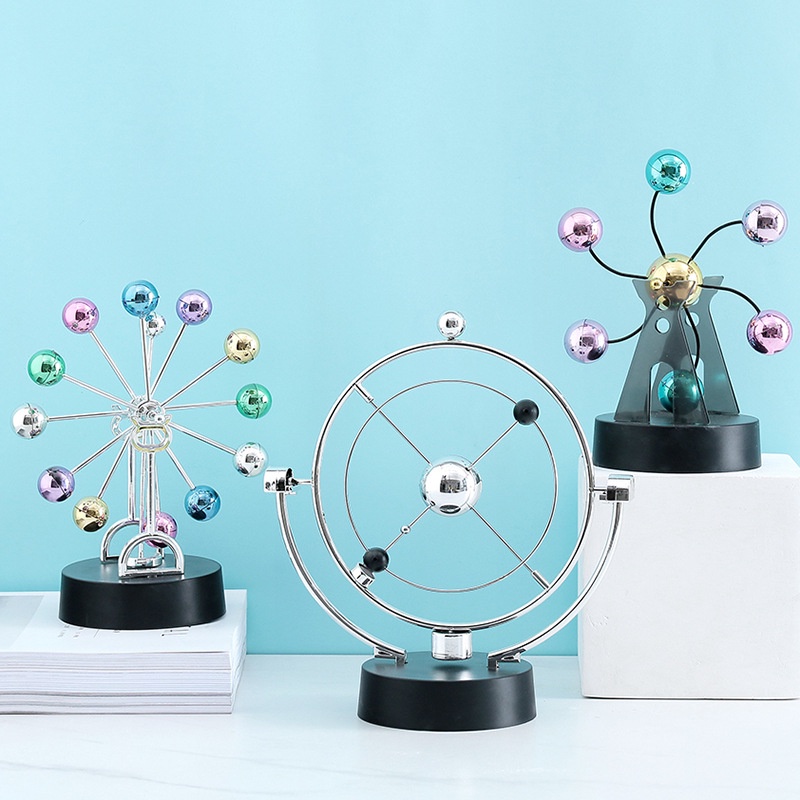 [Hàng mới về] Đồ chơi con lắc quay Từ trường Newton Trang trí bàn