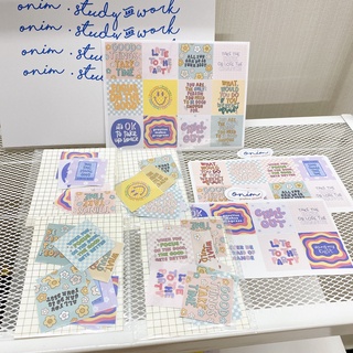 Set 20 sticker dán hình siêu siêu dễ thương - Onim
