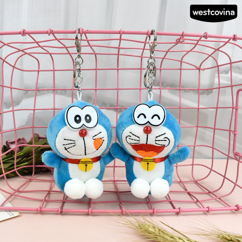 Móc Khóa Hình Doraemon Nhồi Bông Dễ Thương