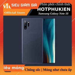 Ốp lưng chống sốc cho Samsung Galaxy Note 10 / Note 10 Plus siêu mỏng 0.3mm mặt lưng nhám chính hãng Memumi