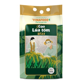 Gạo ST25 Lúa Tôm Vinafood1 Chuẩn giống lúa của bác Hồ Quang Cua