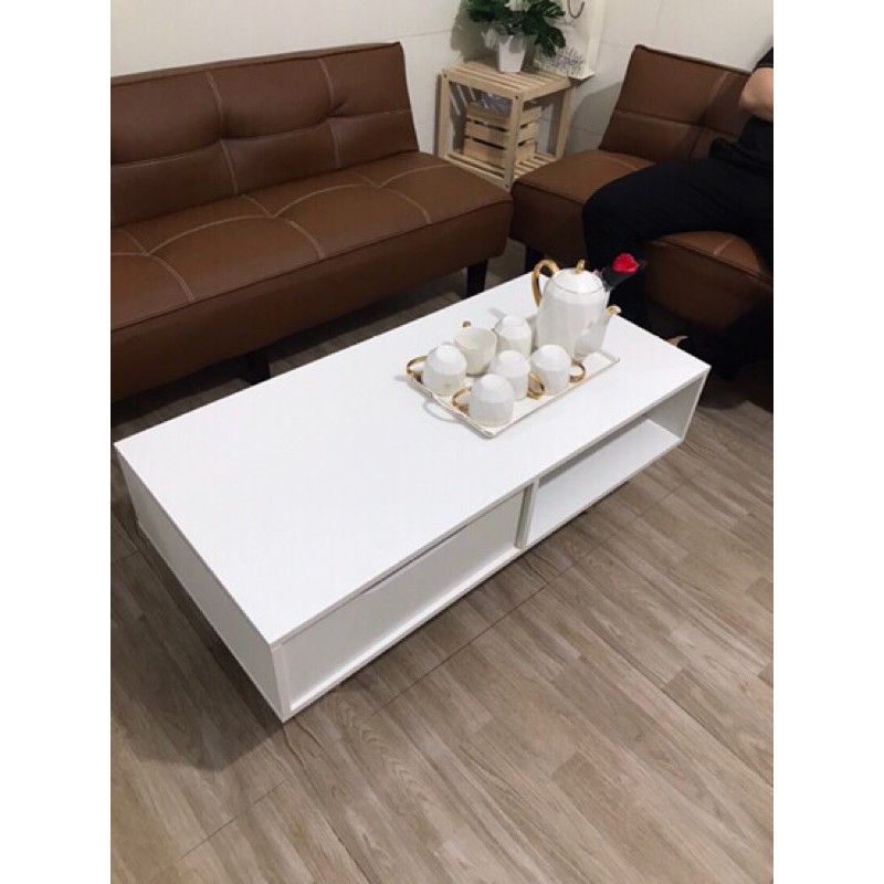 Bàn Trà Sofa phòng khách thương hiệu IGA -GP81 Trắng