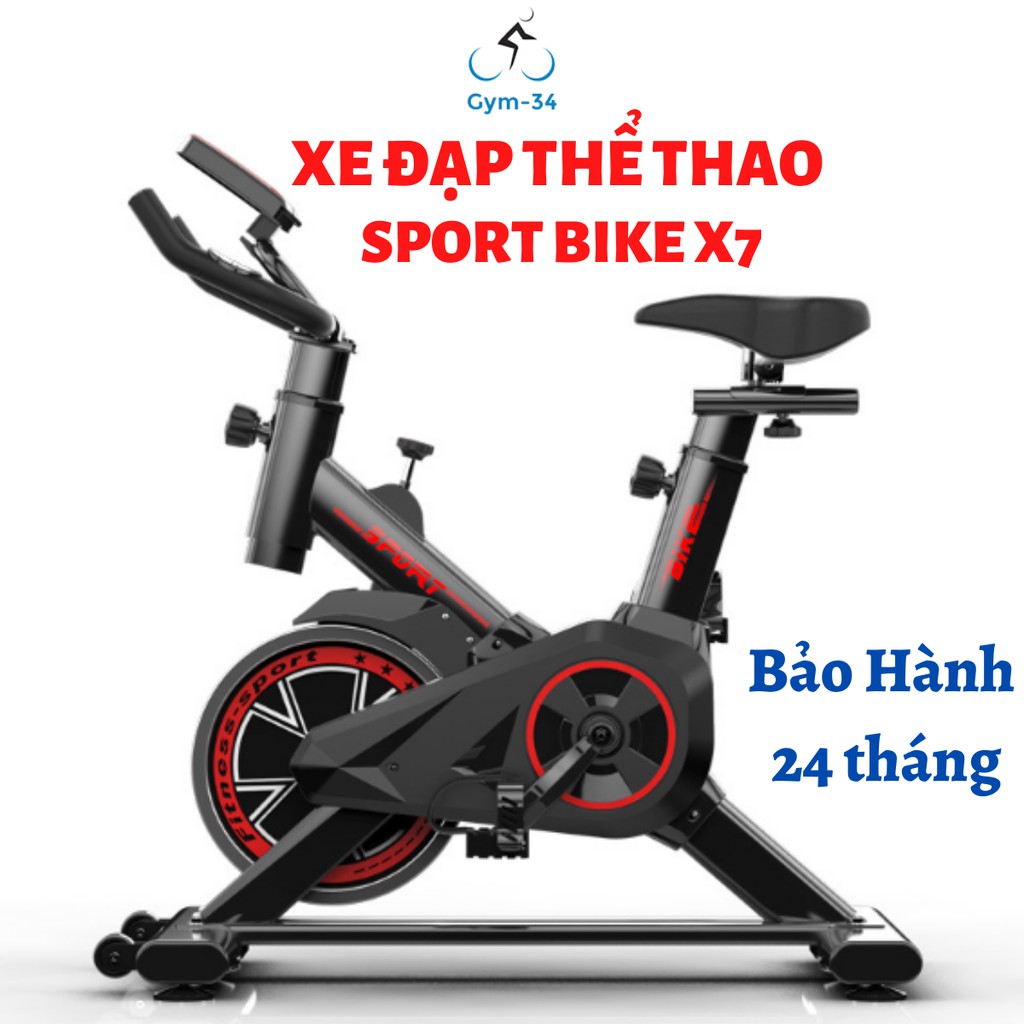 Xe đạp tập thể dục tại nhà, xe đạp thể thao Gym Sport Bike X7 bảo hành 24 tháng Gym 34