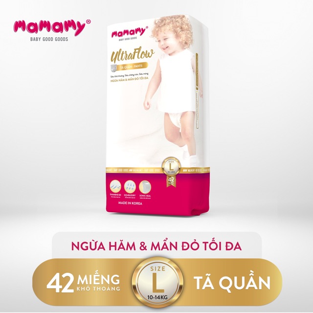 Tã quần Mamamy - Bỉm quần Mamamy M44/L42/XL32/XXL26