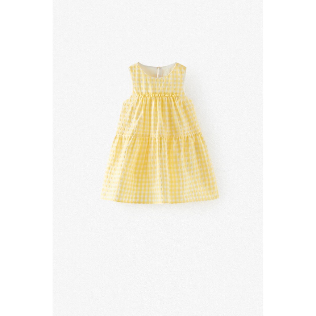 Váy họa tiết kẻ gingham Zara 2020 vợt sale