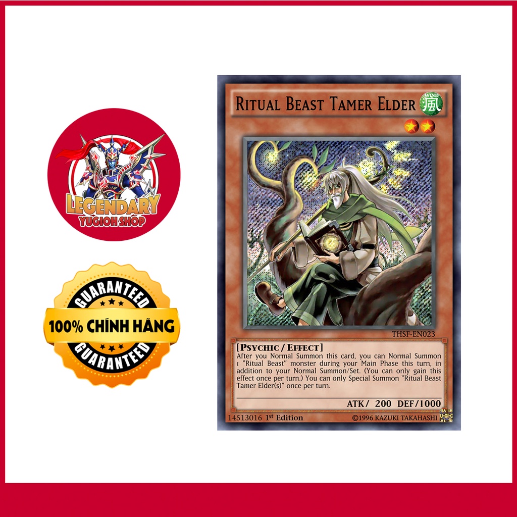 [Thẻ Bài Yugioh Chính Hãng] Ritual Beast Tamer Elder