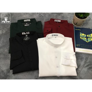 Áo Sơ Mi Cặp Cổ Trụ FIg Tree Trẻ Trung, Năng Động Siêu Hot, Hàng có size 40kg - 110kg