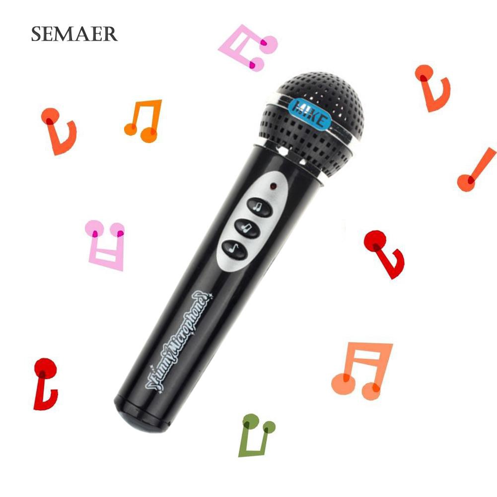 Đồ chơi Micro hát karaoke món vui nhộn cho bé