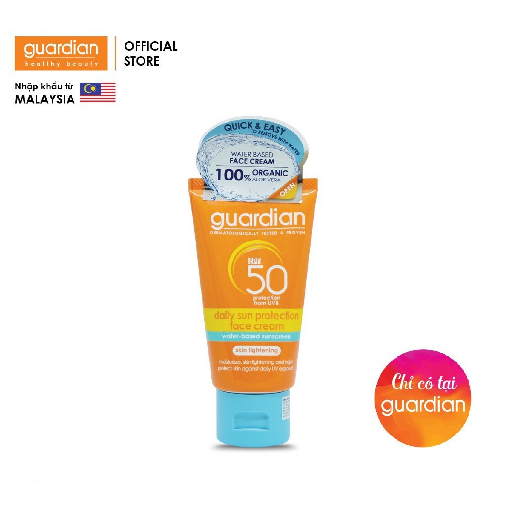 Kem chống nắng cho mặt Guardian Sun Protect Spf50 (50ml) | BigBuy360 - bigbuy360.vn