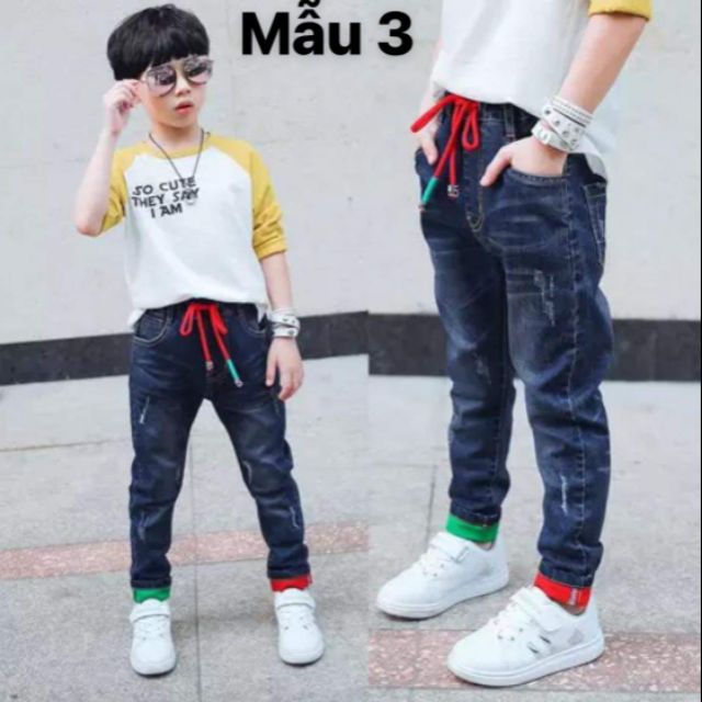 Quần bò bé trai