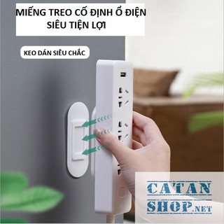 Bộ dụng cụ treo cố định ổ cắm điện trượt thẳng siêu tiện dụng an toàn cho bé, giá đỡ các vật dụng gia đình