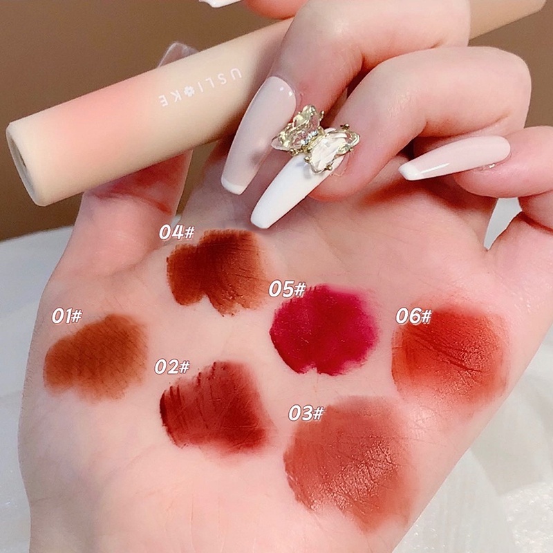 Son Môi Mềm Mịn Chống Thấm Nước Màu Sắc Thời Trang Như Lụa