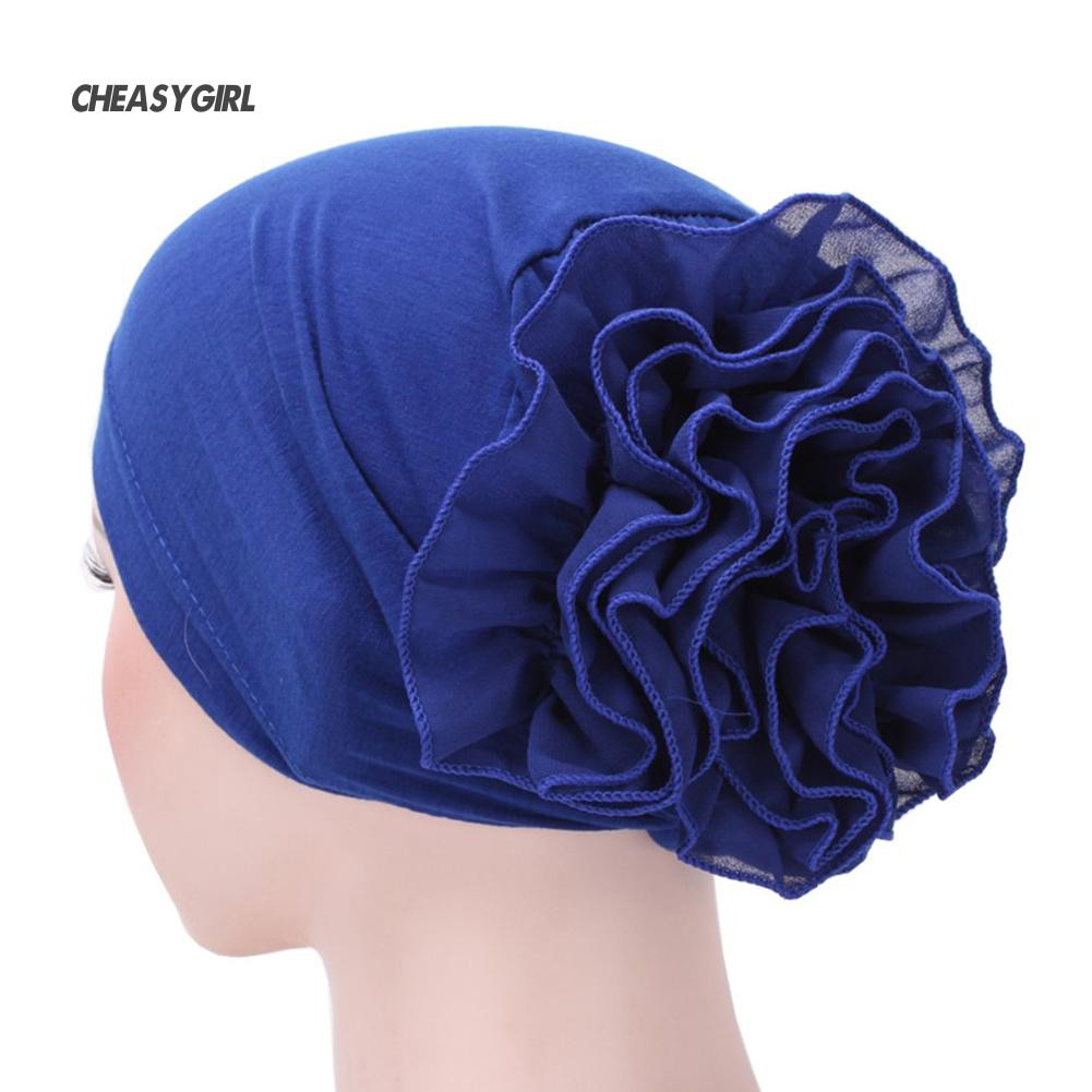 ★Khăn Trùm Đầu Kiểu Hồi Giáo Bằng Vải Cotton Họa Tiết Hoa Cho Nữ
