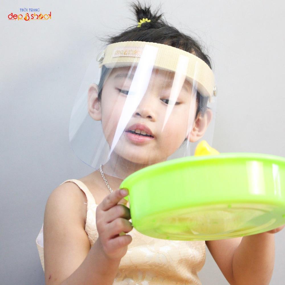 Kính che mặt Baby trong suốt - chống dịch bệnh - chống giọt bắn - chống bụi bảo vệ sức khỏe