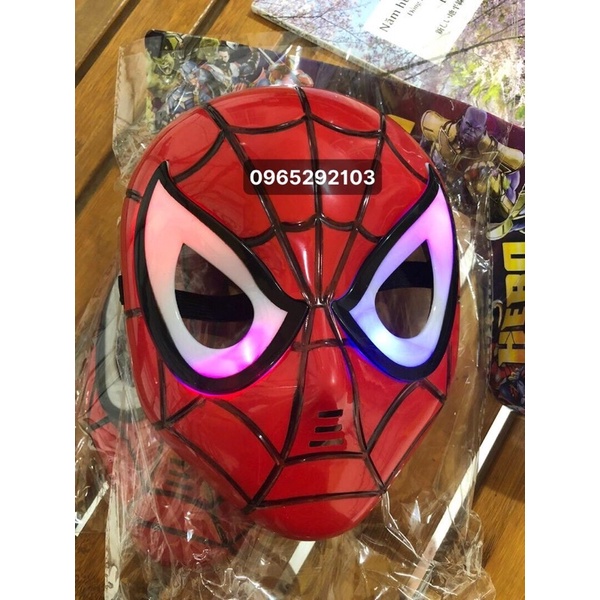 Mặt Nạ Siêu Nhân Mặt Nạ Trung Thu Có Đèn Phát Sáng Loại Dầy Đẹp Cho Bé