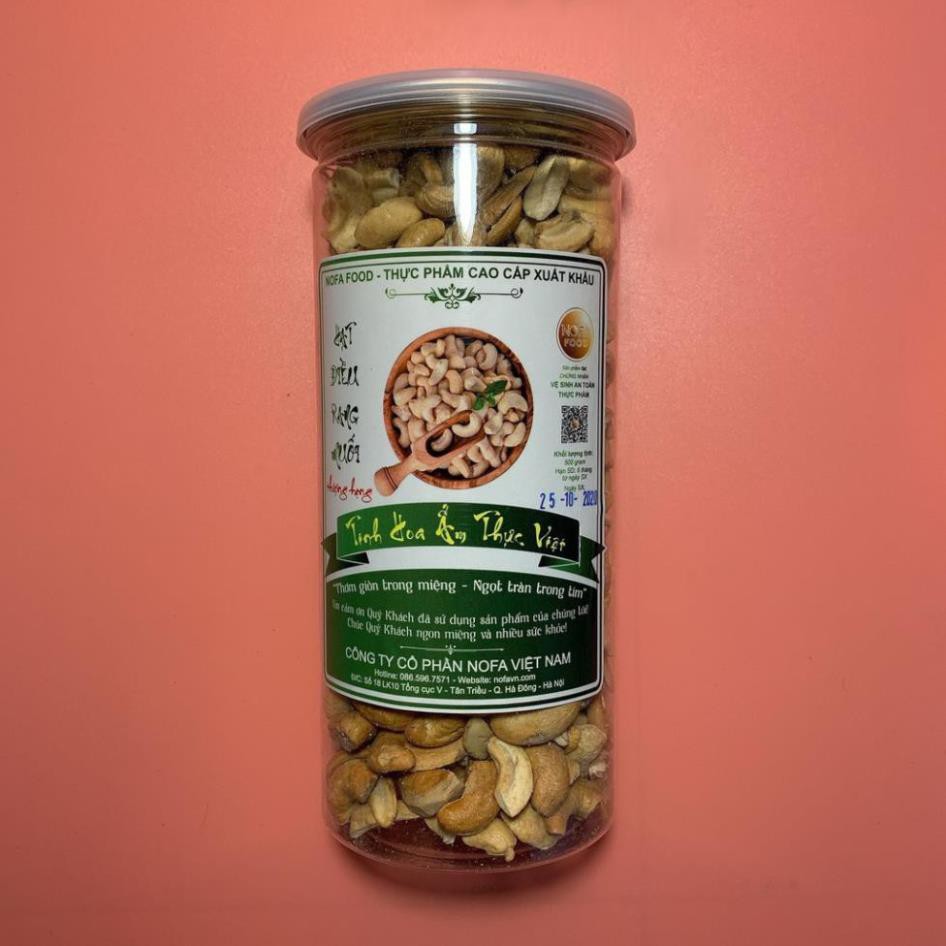 Hạt Điều Rang Muối Bình Phước 500G Sạch Vỏ - Hàng Xuất Khẩu Thượng Hạng - Cam Kết Chất Lượng NOFAFOOD | BigBuy360 - bigbuy360.vn