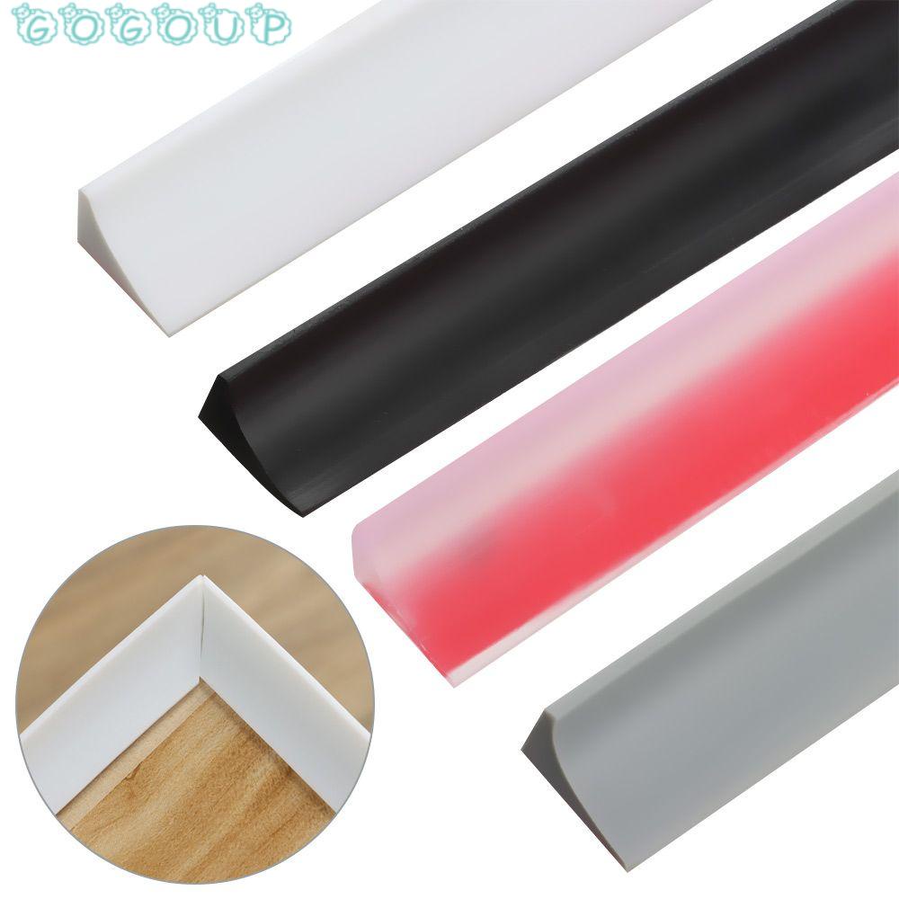 Dải Chặn Nước Bằng Silicone Có Thể Uốn Cong Dùng Khô Và Ướt Tiện Dụng Cho Nhà Tắm