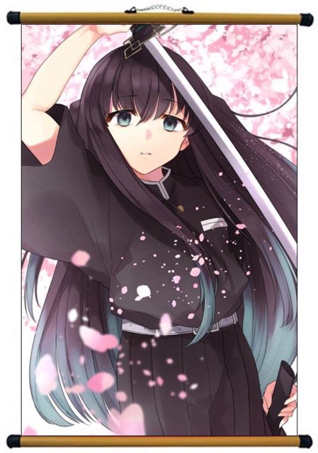 Ảnh poster Tokitou muichirou, tranh treo tường anime kimetsu no yaiba hà trụ
