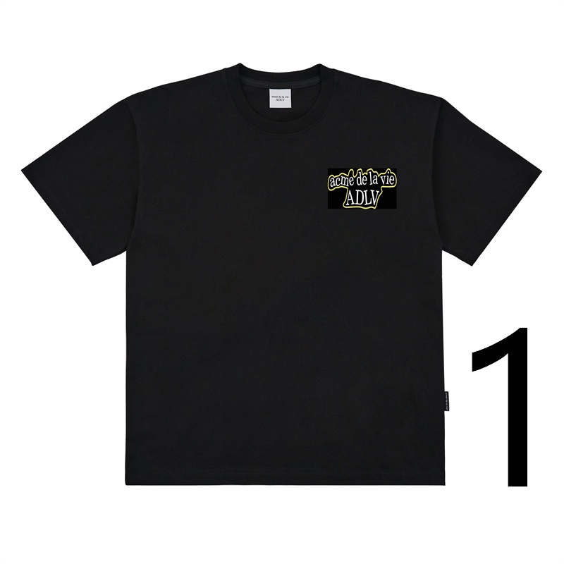 ADLV Áo Thun Cotton Tay Ngắn In Chữ Thời Trang Dành Cho Nam Nữ