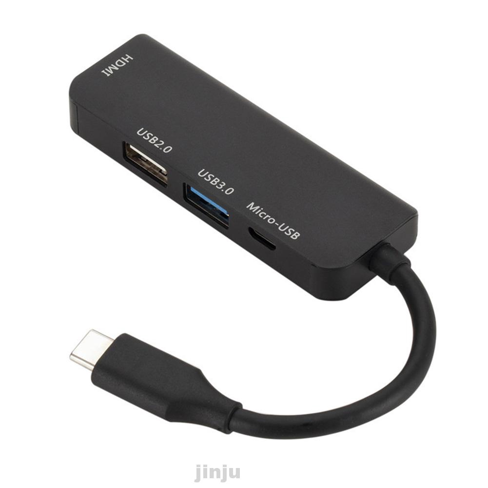 HDMI Metal Parts Tpye-C To Micro USB 3.0 2.0 Hub