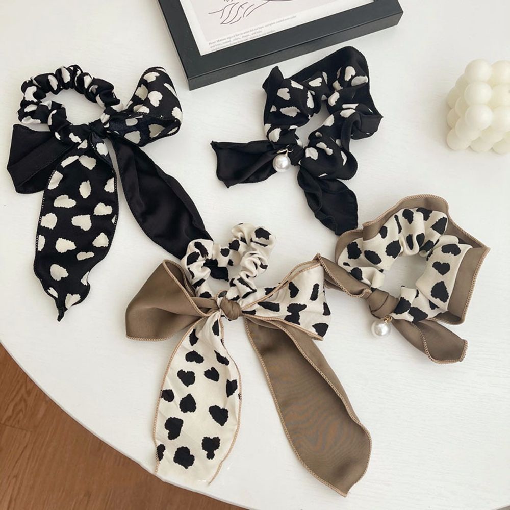 Dây Buộc Tóc Vải Ruy Băng Co Giãn Thắt Nơ Nhiều Màu Tùy Chỉnh Cho Nữ