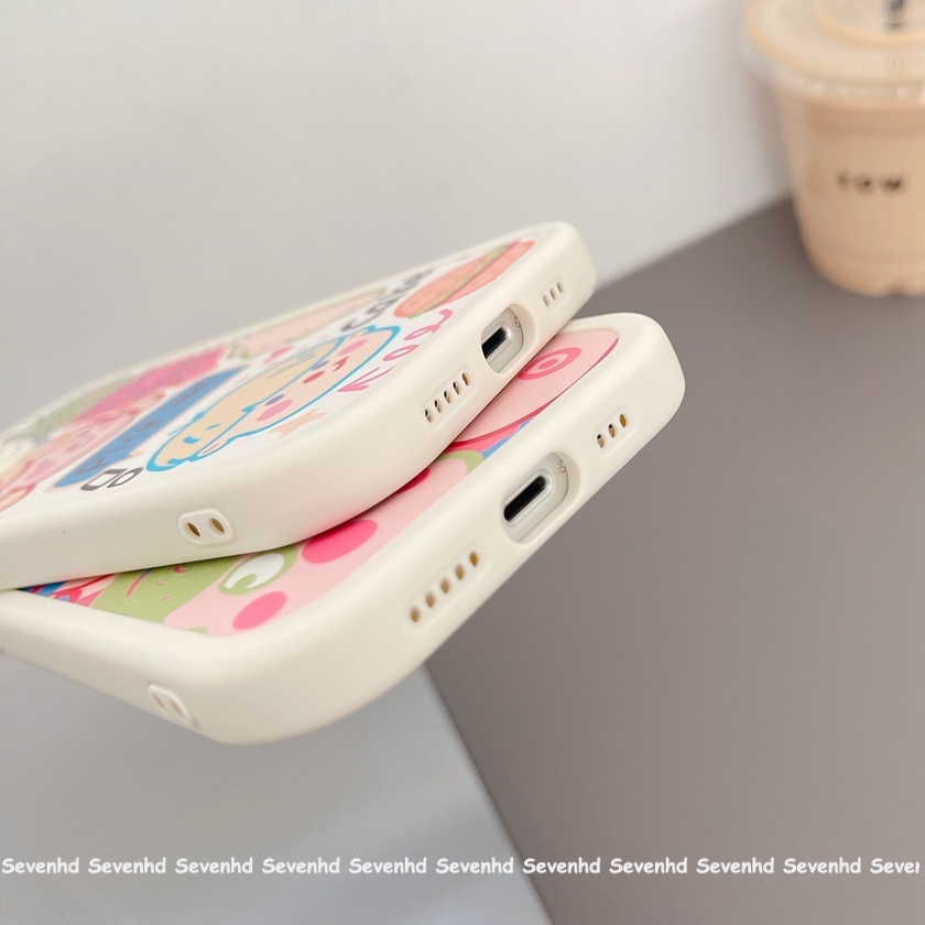 Ốp Điện Thoại Họa Tiết Hoạt Hình Cô Gái Doodle Dễ Thương Cho iPhone 13 12 11 Pro Max SE2020 X XR Xs Max 7 8 Plus