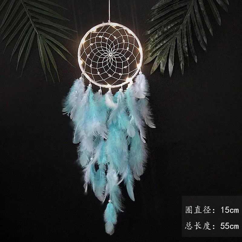 Dreamcatcher Hình Trái Tim Phong Cách Ấn Độ Sáng Tạo Trang Trí Phòng Ngủ