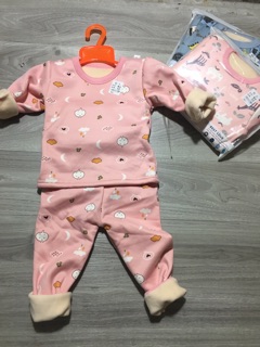 Bộ nỉ lông quảng châu cho bé