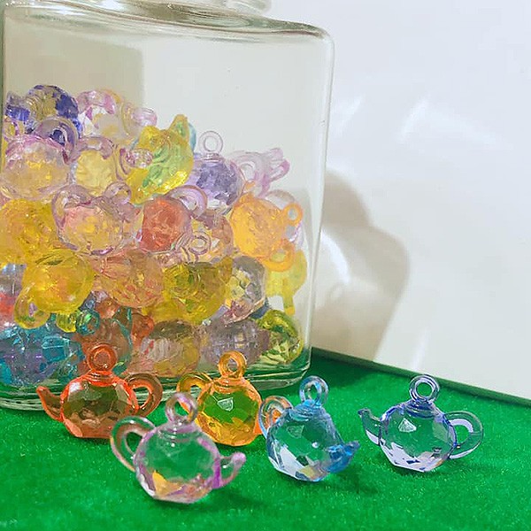 Hạt trang trí móc khóa set 4 cái