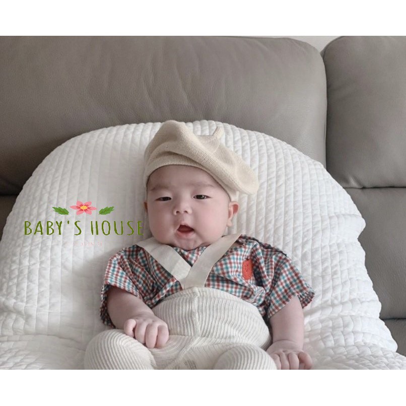 Mũ nồi len trơn phong cách hàn quốc đáng yêu cho bé  MN78 Nana Baby