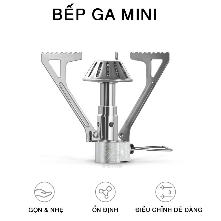 Bếp Gas Mini Cắm Trại Siêu Nhỏ Gọn Naturehike NH21RJ003